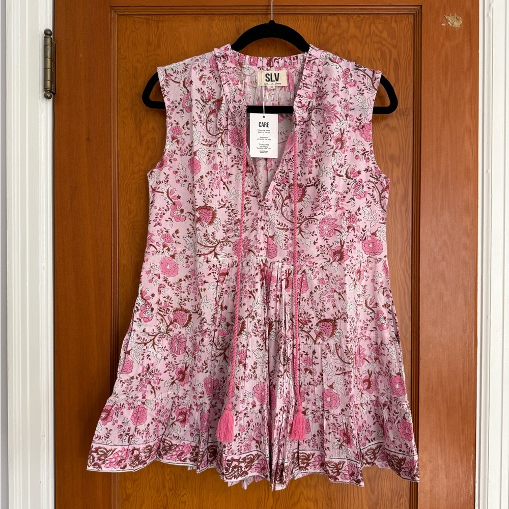 NWT Sur. La. Vague. Primrose Cap Sleeve Mini Dress Size Petite